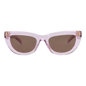 Gucci Womens Cat Eye Violet Violet Brown Fashion Designer Eyewear